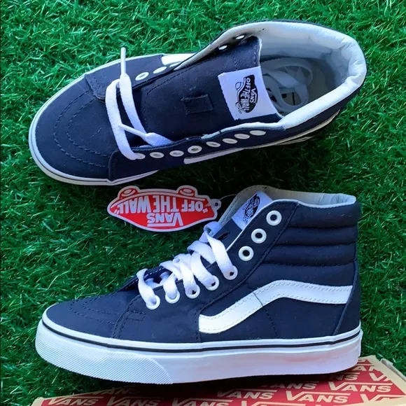 VANS SK8-Hi Canvas Dress Blue/True White WMNS