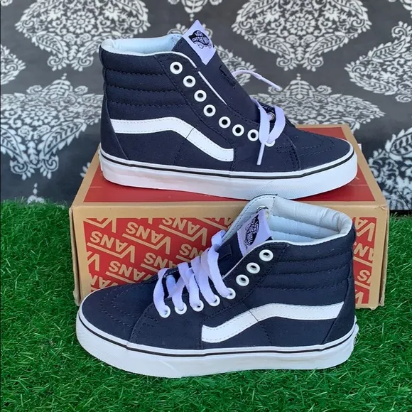 VANS SK8-Hi Canvas Dress Blue/True White WMNS
