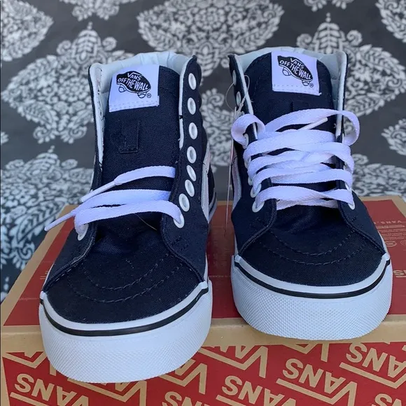 VANS SK8-Hi Canvas Dress Blue/True White WMNS