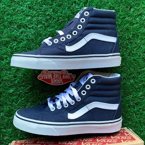 VANS SK8-Hi Canvas Dress Blue/True White WMNS