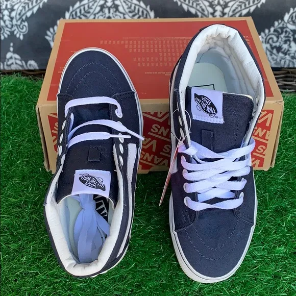 VANS SK8-Hi Canvas Dress Blue/True White WMNS