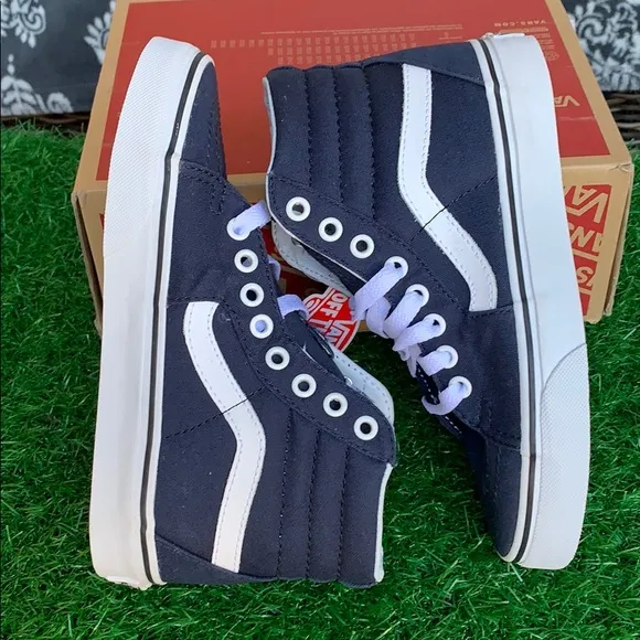 VANS SK8-Hi Canvas Dress Blue/True White WMNS
