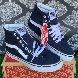 VANS SK8-Hi Canvas Dress Blue/True White WMNS