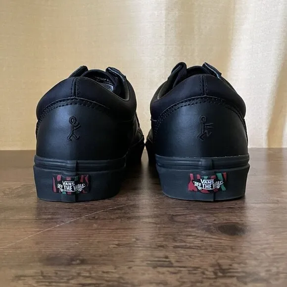 Vans x A Tribe Called Quest Old Skool Shoes Mens Sz 9.5 Womens 11 Black Red