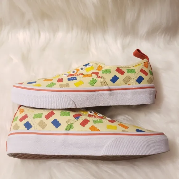 Vans x Haribo Gummy Bear Low Top Shoes Size 3 LACES HAVE BEEN REMOVED