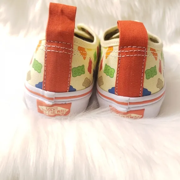 Vans x Haribo Gummy Bear Low Top Shoes Size 3 LACES HAVE BEEN REMOVED