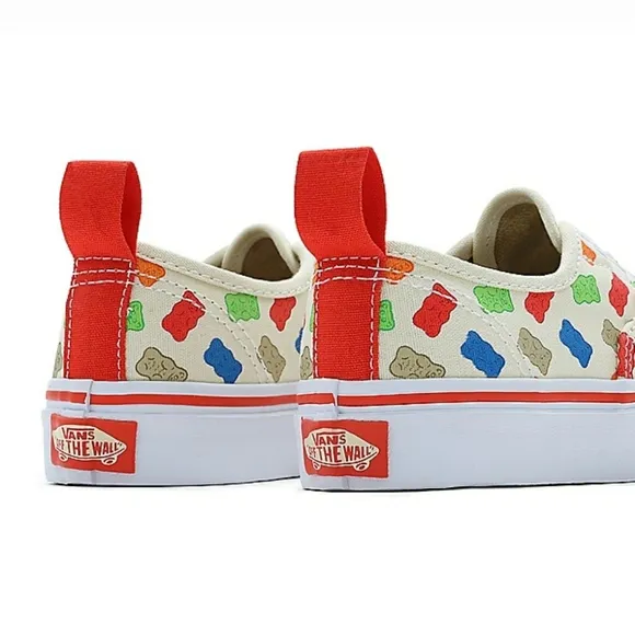 Vans x Haribo Gummy Bear Low Top Shoes Size 3 LACES HAVE BEEN REMOVED