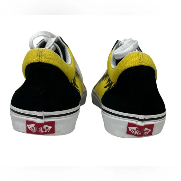 Vans x Peanuts Charlie Brown Good Grief Old Skool Black Yellow Size Mens US 11