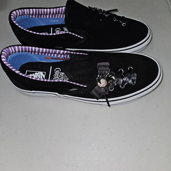 VANS x The Nightmare Before Christmas Slip-On Lace Shoes Unisex New