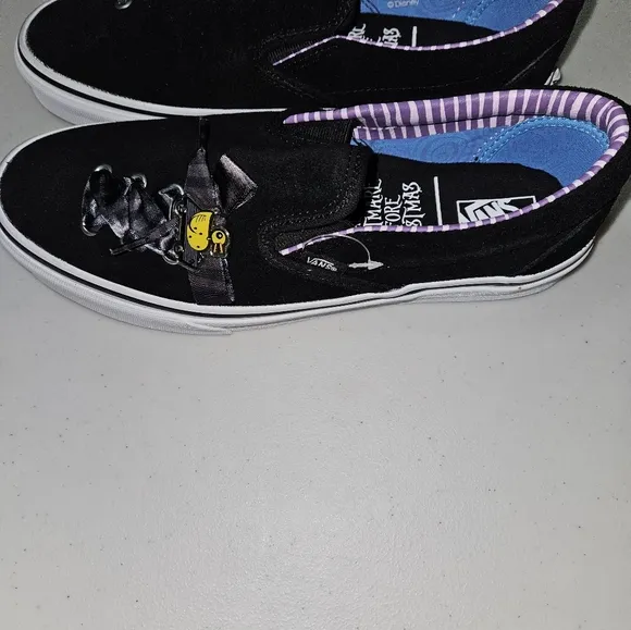 VANS x The Nightmare Before Christmas Slip-On Lace Shoes Unisex New