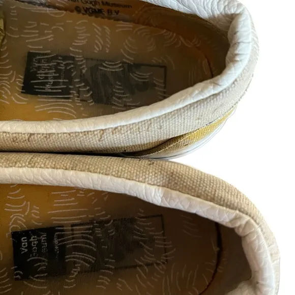 Vans x Van Gogh Museum Skulls Slides on Shoes US 7.5