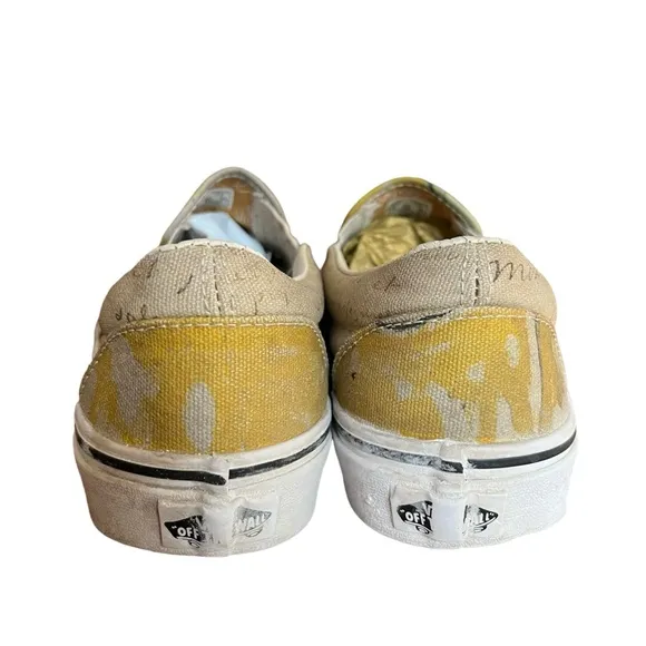 Vans x Van Gogh Museum Skulls Slides on Shoes US 7.5