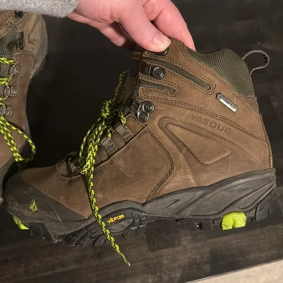 Vasque Brown Leather Goretex Hiking Backpacking Boots Size 9.5 Women