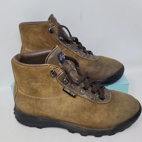 VASQUE Sundowner GTX GoreTex Brown Suede Leather Hiking Boots Mens 8.5M 7130