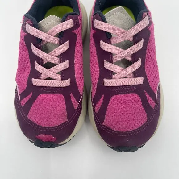 VEJA Girls Toddler Tennis Shoes Size 11 Slip On Sneaker Canary Elastic Laces
