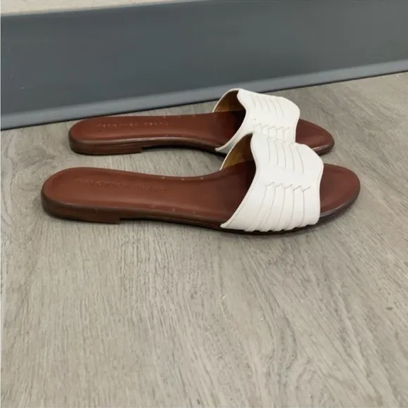 Veronica Beard Sandals Faven Huarache in White