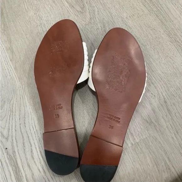Veronica Beard Sandals Faven Huarache in White