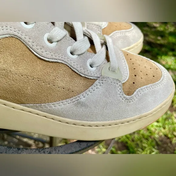 Veronica Beard Sneakers Suede Colorblock Women’s US 7.5 Designer Leather
