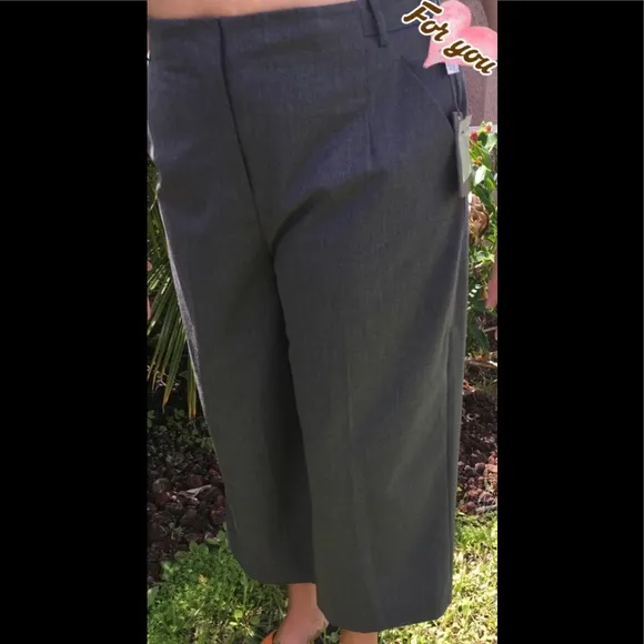 Vince Camuto Culotte Cropped Wide Leg Pants size 14