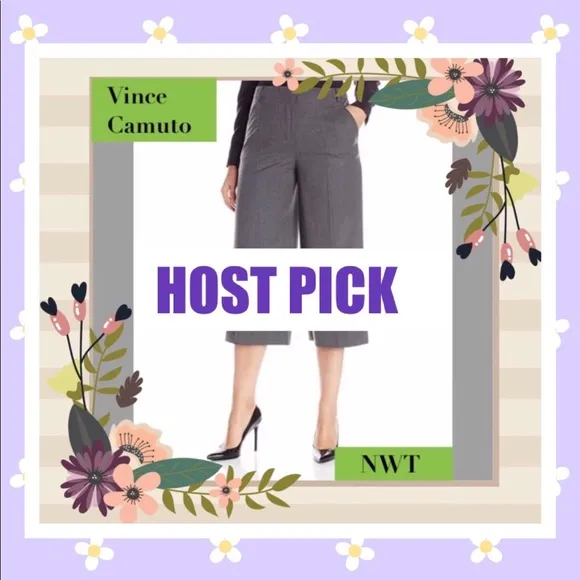 Vince Camuto Culotte Cropped Wide Leg Pants size 14