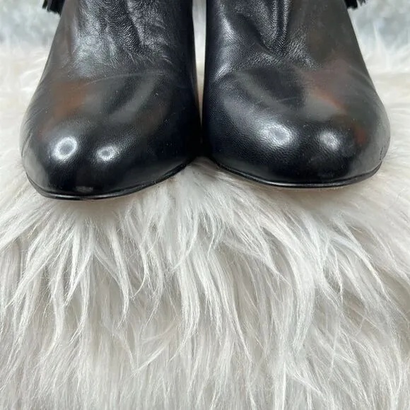 Vince Camuto Vecka Side Tassel Dress Ankle Booties Sz 7 NWT