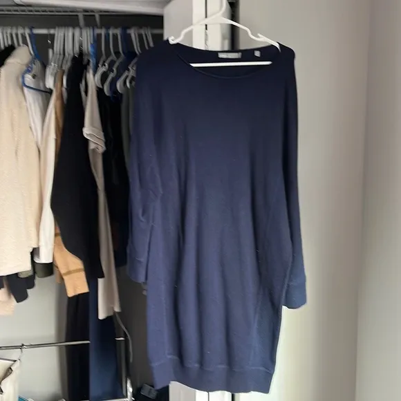 Vince Navy Sweater Dress, worn twice