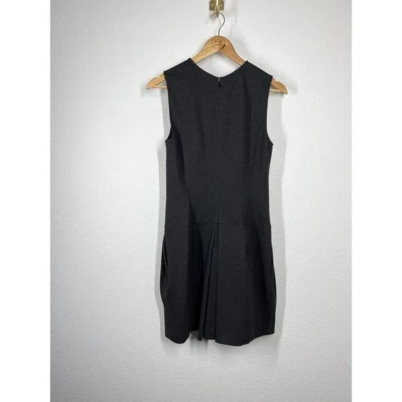 Vince Ponte Knit Dropped Waist Mini Dress
