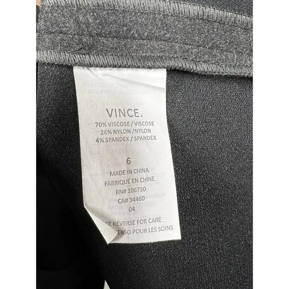 Vince Ponte Knit Dropped Waist Mini Dress