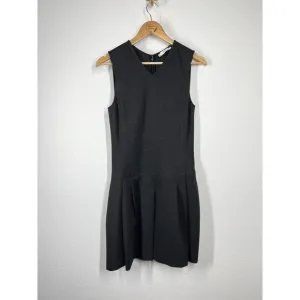 Vince Ponte Knit Dropped Waist Mini Dress