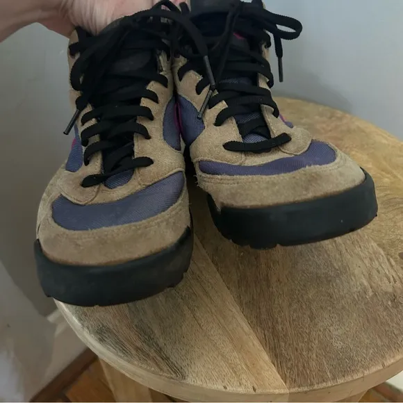 Vintage 90s Nike Caldera suede leather canvas hiking boots sz 7.5