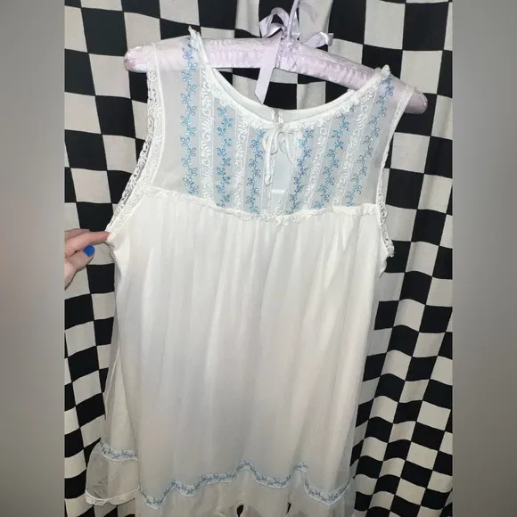 Vintage Komar Chiffon babydoll Nightgown