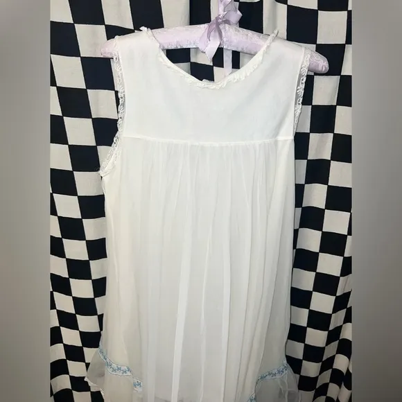 Vintage Komar Chiffon babydoll Nightgown