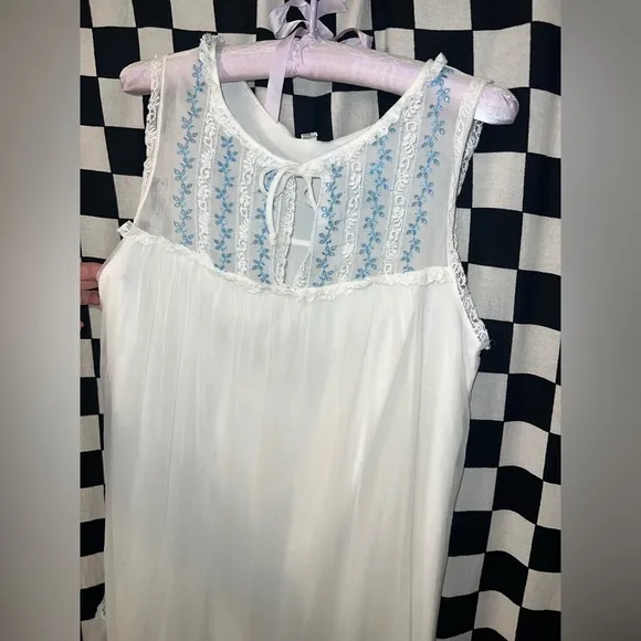 Vintage Komar Chiffon babydoll Nightgown