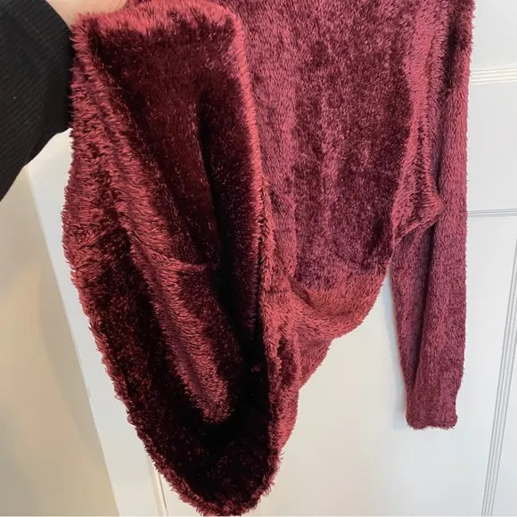VINTAGE LYNN CHRISTOPHER KNITWEAR Sweater Dress, Handloomed, Pink-Burgundy‎