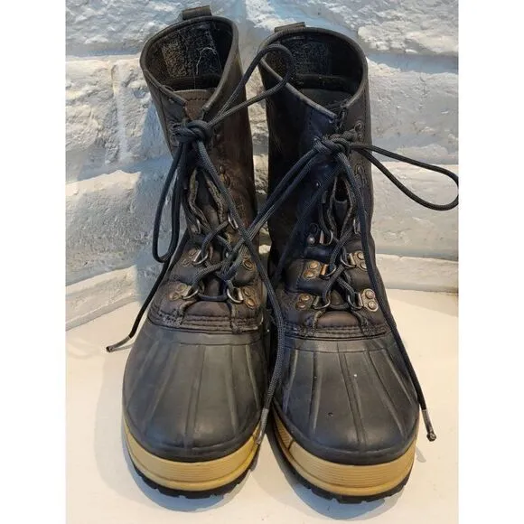 Vintage Mens Davos camping insulated Duck boots size 10
