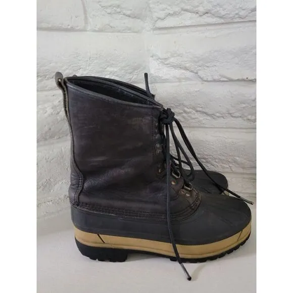 Vintage Mens Davos camping insulated Duck boots size 10