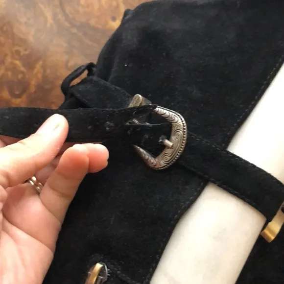 Vintage Nightwalker Esperado Western Suede Boot by Nasty Gal size 9
