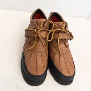 Vintage Polo Sport Ralph Lauren Duck Boots Leather Rubber Sole Hiking 7B