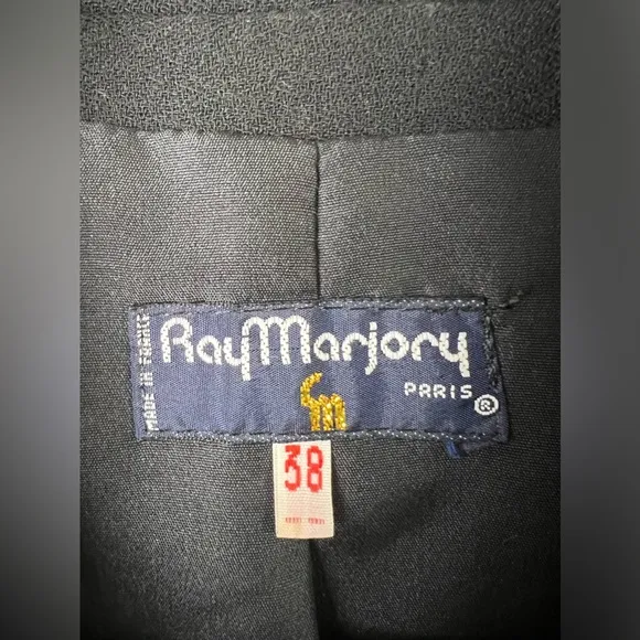 Vintage Ray Marjory Paris Tuxedo Blazer.
