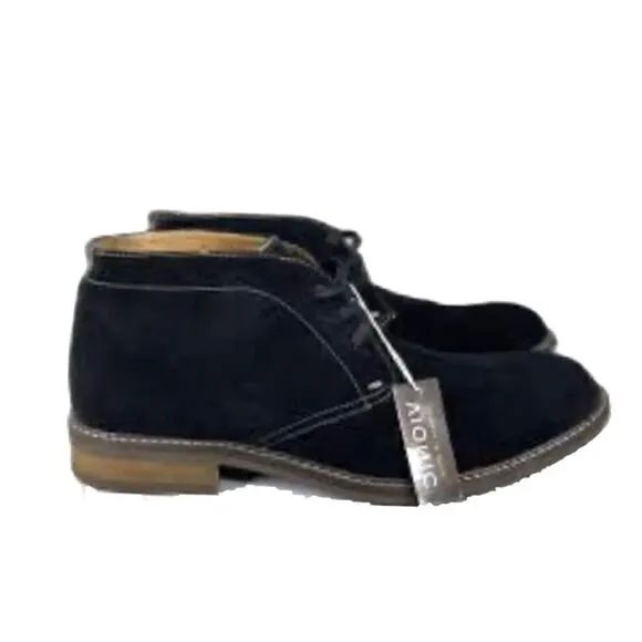 Vionic black suede chukka boots