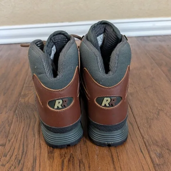 VTG Raichle Hiking Boots Steel Toe Swiss Tech Mountaineering Maroon Men's 7.5