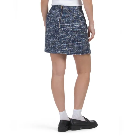 Walter Baker Iliana Skirt in Aurora Tweed – Size 12 – NWT
