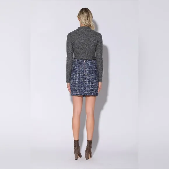 Walter Baker Iliana Skirt in Aurora Tweed – Size 12 – NWT