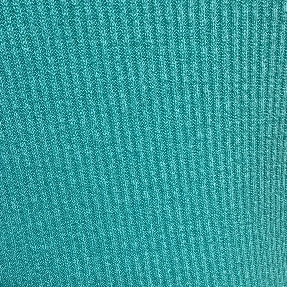 Walter Baker Jolene Ribbed Knit Dress Long Sleeve Aqua Medium NWT RETAIL $248.00