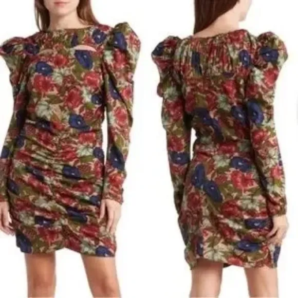 Walter Baker royal garden verlee mini sheath dress