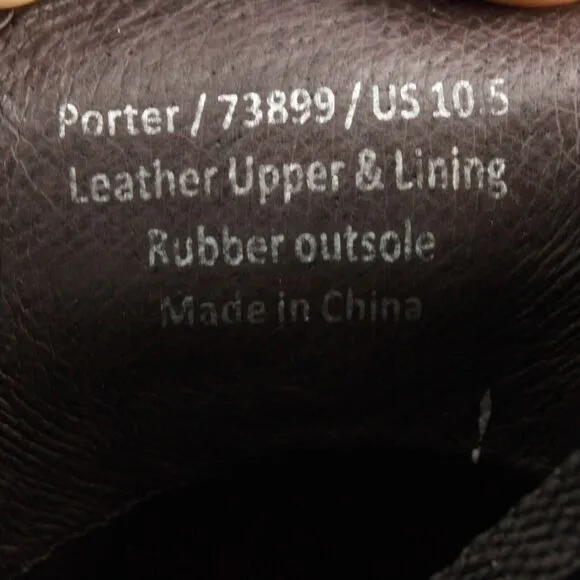 Warfield Grand Leather Boots Porter Cap Toe Mens 10.5 Brown Dress Casual