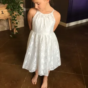 Wedding Christmas country communion lace dress
