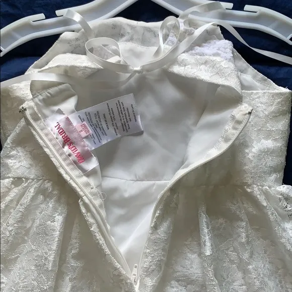 Wedding Christmas country communion lace dress