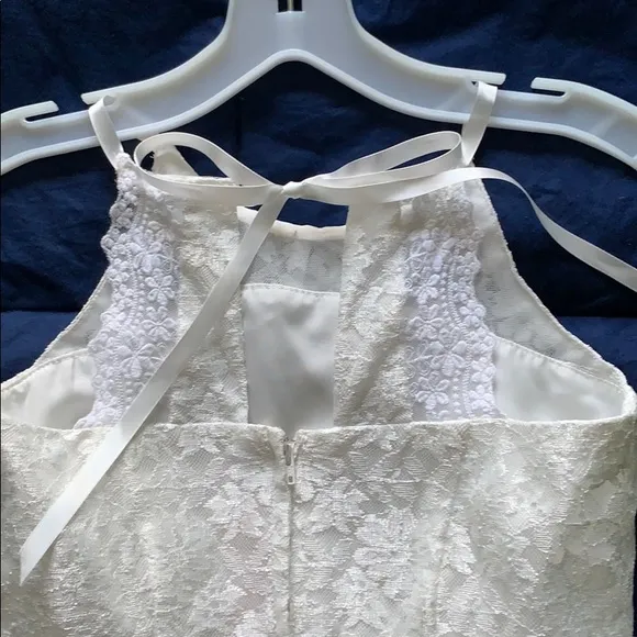 Wedding Christmas country communion lace dress