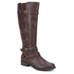 White Mountain Loyal Wide Calf Tall Women's Boots Brown Size 8 New with Box